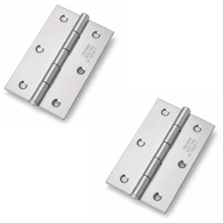 2 pièces de charnière vissée de haute qualité, B-1059-1, taille : 89 mm, de TAKIGEN, capacité de charge : 13 kg (29 lbs). Photo produit