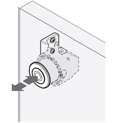 Fermeture à pression de haute qualité avec fonction poignée, en ABS, surface : blanc, PKL-07SW et PKLSW. Bouton-pression extra léger pour caravane, yacht, avion privé, caravane, bateau et bien plus encore, par Sugatsune / LAMP® (Japon) – Image 7