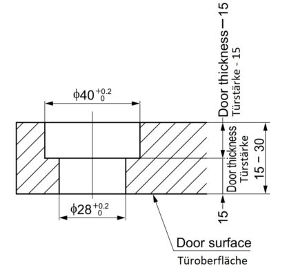 Fermeture à pression de haute qualité avec fonction poignée, en alliage de zinc, surface : nickel noir, PKL-08/BN et PKLB. Bouton-pression solide pour caravane, yacht et bien plus encore, par Sugatsune / LAMP® (Japon) – Image 3