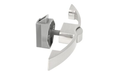 Poignée à bouton-poussoir de haute qualité, en zamak, surface : aspect acier inoxydable, 14.03.072-0. Fermeture à poignée solide avec serrure autobloquante et fermeture amortie pour yacht, caravane, jet privé et bien plus encore, par SISO Denmark – Image 12