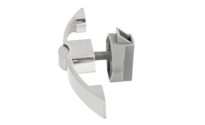 Poignée à bouton-poussoir de haute qualité, en zamak, surface : aspect acier inoxydable, 14.03.072-0. Fermeture à poignée solide avec serrure autobloquante et fermeture amortie pour yacht, caravane, jet privé et bien plus encore, par SISO Denmark – Image 6