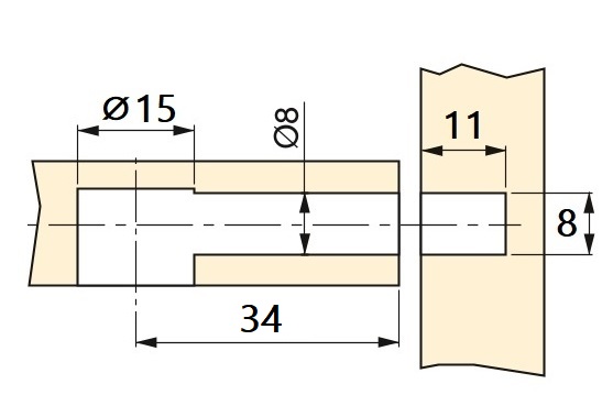 20 boulons d’expansion, en acier et en plastique, surface : galvanisé, 31,6 mm (1-1/4"), 5912905. Ancrage de raccordement étalable pour connecteurs excentriques, étagères, pièces d’armoire et bien plus encore, par EMUCA – Image 3