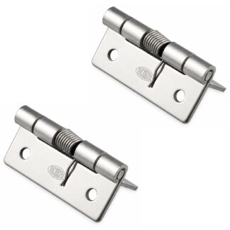 2 pièces de sangle à ressort de haute qualité, en acier inoxydable SUS304, 32 mm (1-17/64"), couple : 12,3 N·m, TH-61SUS-2. Charnière robuste à ressort pour volets de dispositifs, porte-boîtier, couvercles et bien plus encore, par TOCHIGIYA (Japon)