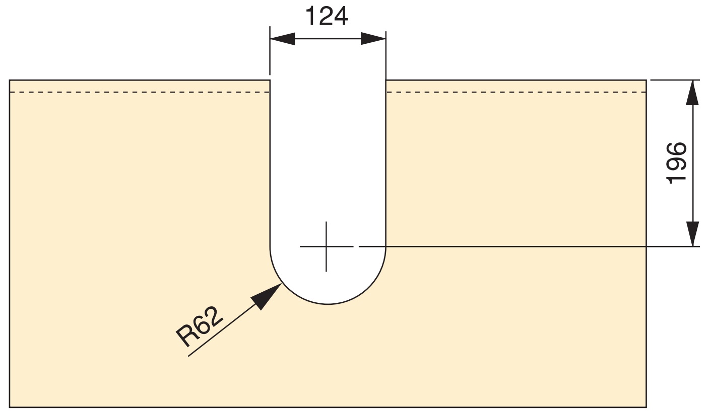 Découpe de siphon incurvée, en plastique, surface : gris, protection de siphon 3044421. pour meuble sous-vasque, armoire de cuisine, armoire de salle de bain, siphon, drain et bien plus encore, par EMUCA – Image 3