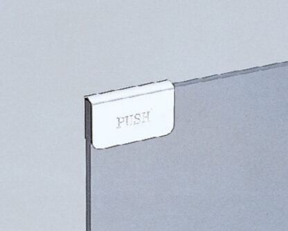 Contre-plaque pour verre d’une épaisseur de 6 mm, en acier, surface : chromée, 40 mm (1-37/64"), K-130CR et K-130-P6. Contrepartie pour porte d’armoire en verre, moucherolle magnétique et bien plus encore, par Sugatsune / LAMP® (Japon) – Image 4