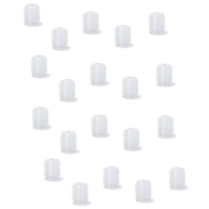 20 pièces d’insert fileté de haute qualité avec filetage intérieur M4, en nylon (PA), 11 mm (7/16"), 9047420. Manchon pratique pour les pièces en bois, les raccords de meubles, les boîtiers électroniques et bien plus encore, d’EMUCA