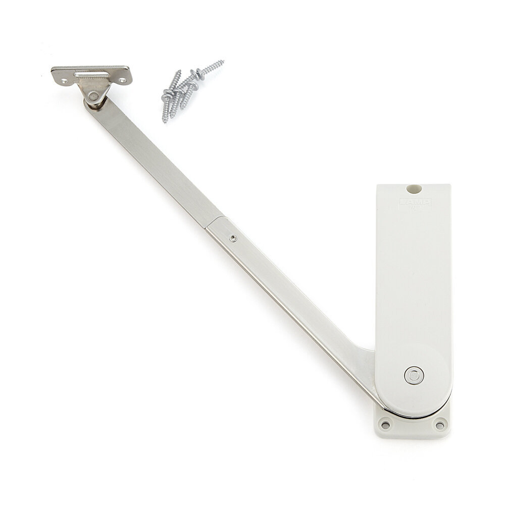 porte-rabats de haute qualité, HDS-30HL-WT, par Sugatsune, blanc, version : gauche. Image du produit