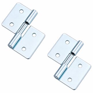 Charnière porte-pousse compacte en 2 pièces, B-56-L, hauteur : 35 mm, de TAKIGEN, capacité de charge : 2 kg (5 lbs), version : gauche. Image produit