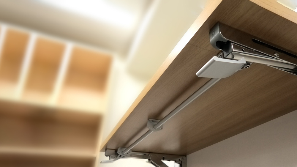 Bielle pratique, version : pour deux consoles pliantes, EB-907560 et EB-907572. Levier de connexion à une main pour Robust Soft de ROCA et console rabattable EB-DA, par Sugatsune / LAMP® (Japon) – Image 6