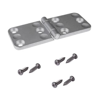 Sangle robuste pour meubles robuste, incluant Vis, en acier inoxydable SCS13, finition : mat satiné, 120 mm (4-23/32"), F136-50-RAW. Charnière robuste pour porte extra lourde, rabat extra lourd et bien plus encore, par Kojima (Japon)