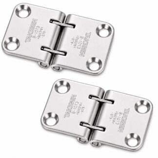 Charnière de trappe de haute qualité en inox de 2 pièces, B-1013, taille : 70mm, par TAKIGEN. Photo produit