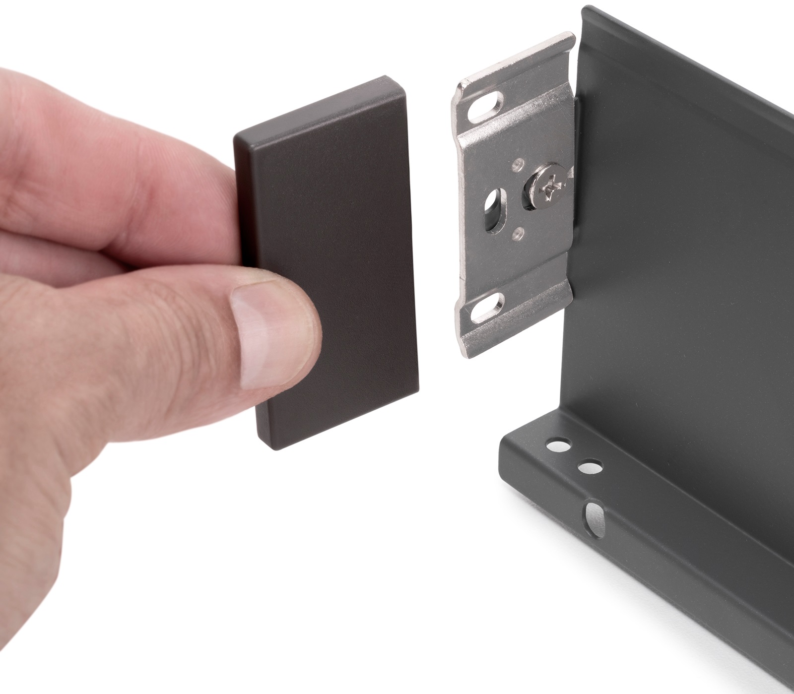 Ensemble de tiroirs, avec cadres extra fins, hauteur : 88 mm (3-15/32 »), surface : gris anthracite, 490 mm (19-19/64 »), version : semi-ouvrable avec ouvrage poussable, 3275435. pour meubles de cuisine et bien plus encore, par EMUCA – Image 7