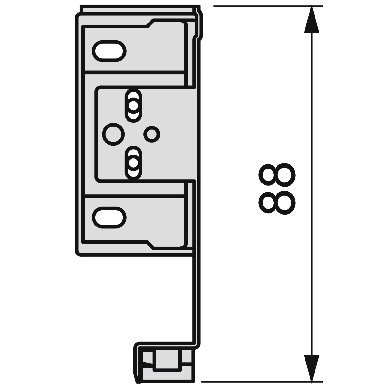 Ensemble de tiroirs, avec cadres extra fins, hauteur : 88 mm (3-15/32 »), surface : gris anthracite, 290 mm (11-27/64 »), version : semi-ouvrible avec ouverture poussante, 3275035. pour meubles de cuisine et bien plus encore, par EMUCA – Image 9
