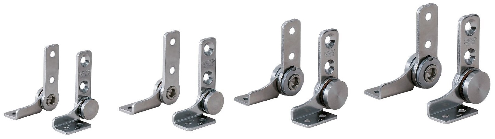 Ensemble de 2 charnières à friction (gauche + droite), couple : 9 N·m, HG-TB45. 2 charnières à friction de haute qualité pour couvercles d’appareils, rabats de meubles, boîtiers de moniteurs et bien plus encore, par Sugatsune / LAMP® (Japon) – Image 5