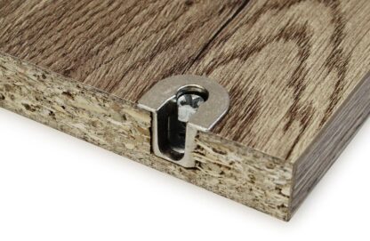 20 pièces de raccord excentrique stable ⌀20 mm avec bride et gaine extérieure à griffes pour une épaisseur de plaque de 19 mm (3/4"), en Zamak, 8070907. Connecteur excentrique robuste pour le raccordement de meubles et bien plus encore, par EMUCA – Image 6