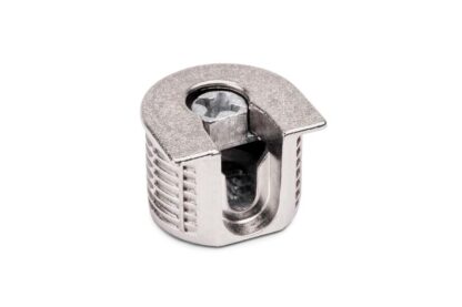 20 pièces de raccord excentrique stable ⌀20 mm avec bride et gaine extérieure à griffes pour une épaisseur de plaque de 19 mm (3/4"), en Zamak, 8070907. Connecteur excentrique robuste pour le raccordement de meubles et bien plus encore, par EMUCA – Image 2