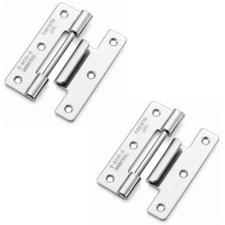 2 pièces de charnière encapsulable de haute qualité, B-1006-2, hauteur : 50 mm, de TAKIGEN, capacité de charge : 6 kg (14 lbs). Image du produit