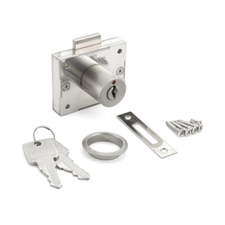 Serrure d’armoire avec affichage, clé 2200QL-24-B, par Sugatsune / LAMP (Japon)