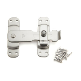 Loquet en barre en acier inoxydable SUS304 (V2A), avec ressort BLL-120, par Sugatsune / LAMP (Japon)