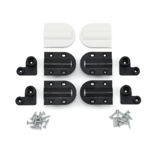 Charnière d’amortissement, avec couvercle, HG-JHM20-80WT blanche, par Sugatsune / LAMP (Japon)