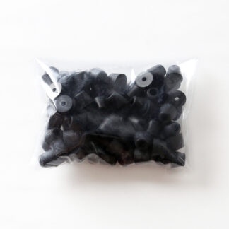 Pied réglable, caoutchouc, paquet de 100 K-12-P100, par Sugatsune / LAMP (Japon)