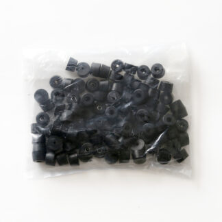 Pied réglable, caoutchouc, pack de 100 K-16-P100, par Sugatsune / LAMP (Japon)