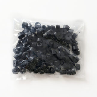 Pied réglable, caoutchouc, pack de 100 K-18-P100, par Sugatsune / LAMP (Japon)