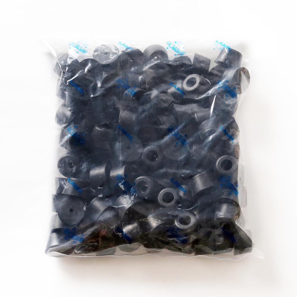 Pied réglable, caoutchouc, pack de 100 K-28-P100, par Sugatsune / LAMP (Japon)