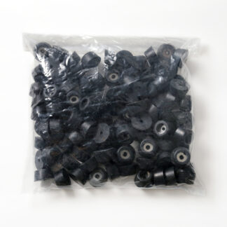 Pied réglable, caoutchouc, pack de 100 K-34-P100, par Sugatsune / LAMP (Japon)