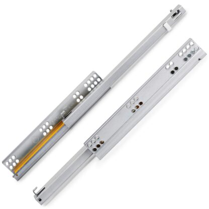 Glissières de sol, 3019205, 350 mm (13-25/32"), d’EMUCA, capacité de charge : 25 kg (56 lbs), version : extension partielle avec fermeture amortie. Image du produit