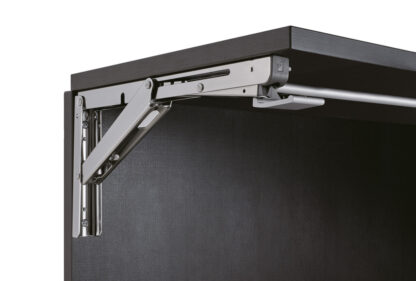 Bielle pratique, version : pour trois supports repliables, EB-907561 et EB-907572. Levier de connexion à une main pour Robust Soft de ROCA et console rabattable EB-DA, par Sugatsune / LAMP® (Japon) – Image 4